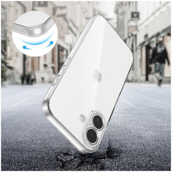 Puzdro FlexAir MagSafe pre iPhone 17, Clear, Tech-Protect