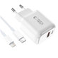 Sieťová nabíjačka NCA30 2-PORT PD 30W / QC3.0 + Lightning Cable, biela, Tech-Protect