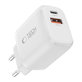 Sieťová nabíjačka NCA20 2-PORT PD 20W / QC3.0 + Lightning Cable, biela, Tech-Protect