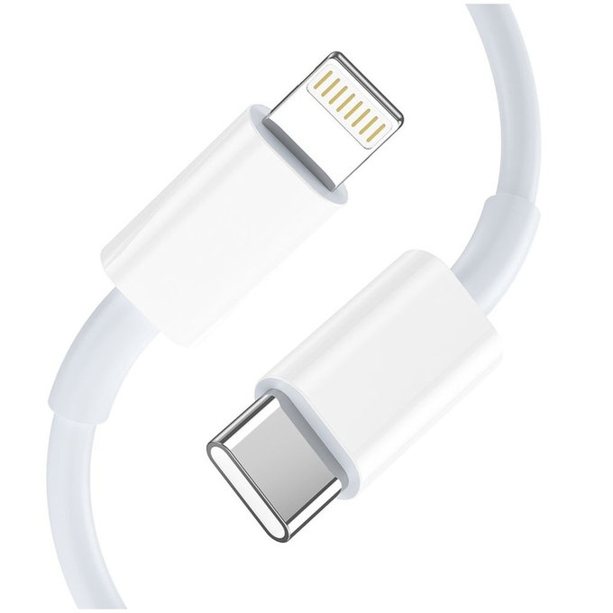 Sieťová nabíjačka NCA20 2-PORT PD 20W / QC3.0 + Lightning Cable, biela, Tech-Protect