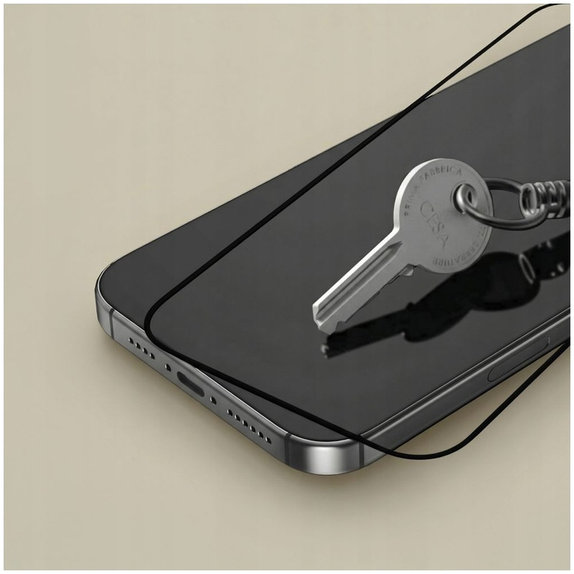 Tvrdené sklo (2ks) Glass Fit+ pre Motorola Edge 50 Neo / 60 Neo, čierna, Tech-Protect