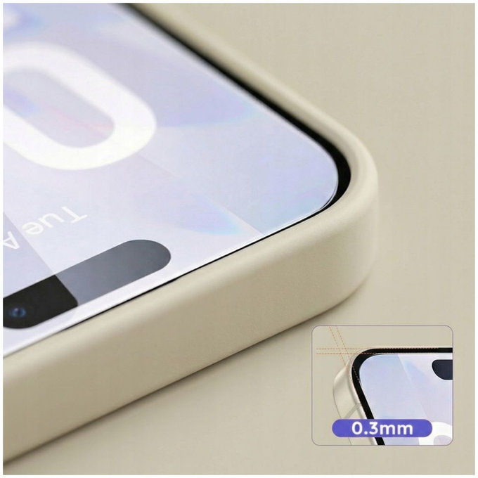 Tvrdené sklo (2ks) Glass Fit+ pre Motorola Edge 50 Neo / 60 Neo, čierna, Tech-Protect