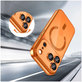 Puzdro MagFlex MagSafe pre iPhone 17 Pro Max, Shiny Cosmic Orange, Tech-Protect