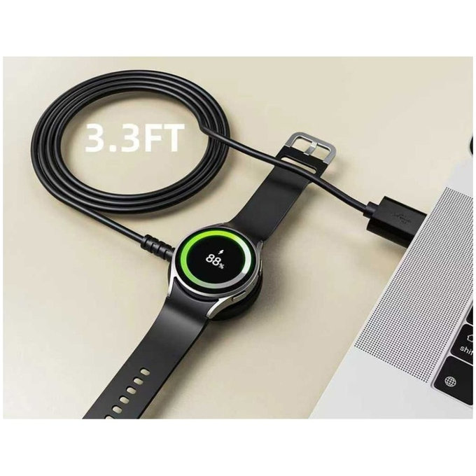 Kábel MC03 Ultraboost Magnetic Charging USB Cable 100cm pre Samsung Watch, čierna, Tech-Protect