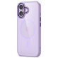 Puzdro MagMat MagSafe pre iPhone 17, Lavender/Clear, Tech-Protect