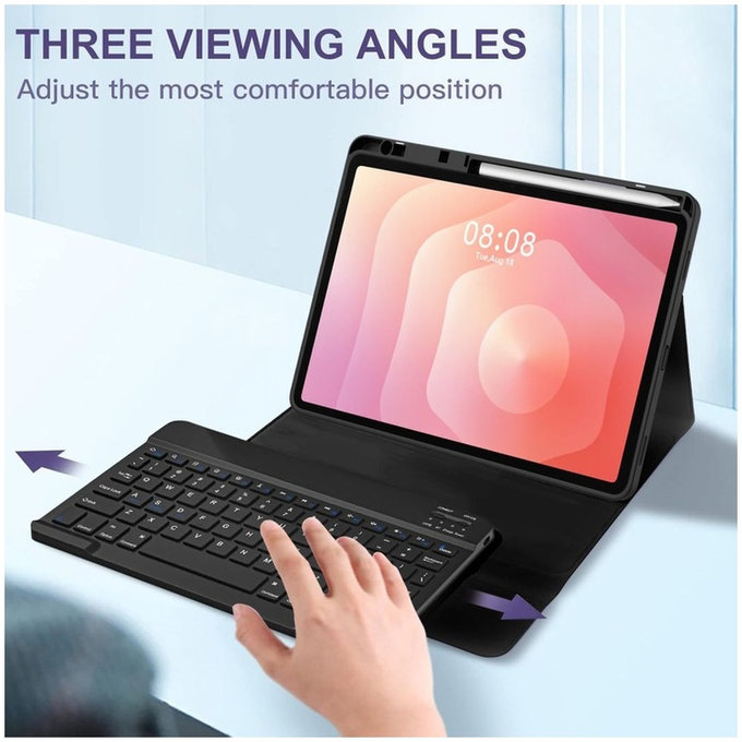 Puzdro Sc Pen + Keyboard pre Samsung Tab S11 11.0 X730 / X736B, čierna, Tech-Protect