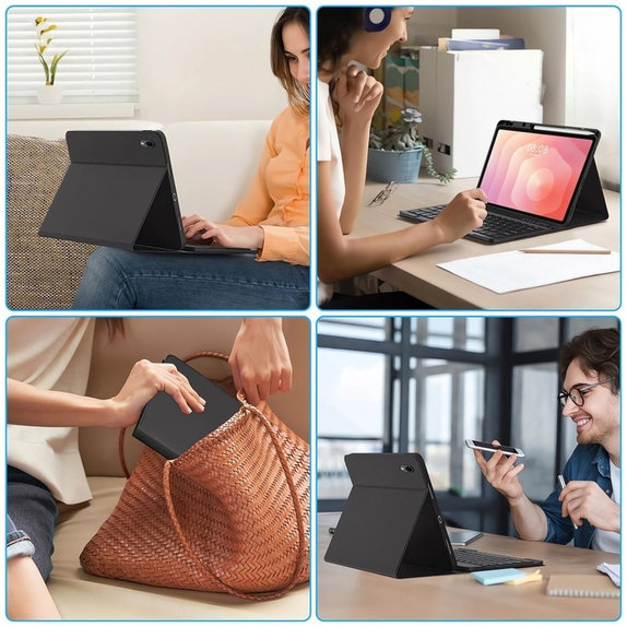 Puzdro Sc Pen + Keyboard pre Samsung Tab S11 11.0 X730 / X736B, čierna, Tech-Protect
