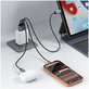 Sieťová nabíjačka NCA65W-GAN 3-PORT PD 65W / QC3.0, biela, Tech-Protect