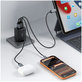 Sieťová nabíjačka NCA65W-GAN 3-PORT PD 65W / QC3.0, čierna, Tech-Protect