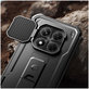 Puzdro Kevlar Cam+ s 2 prednými rámikmi pre Xiaomi Redmi Note 15 Pro 5G, čierna, Tech-Protect