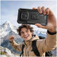 Puzdro Kevlar Cam+ s 2 prednými rámikmi pre Xiaomi Redmi Note 15 Pro 5G, čierna, Tech-Protect