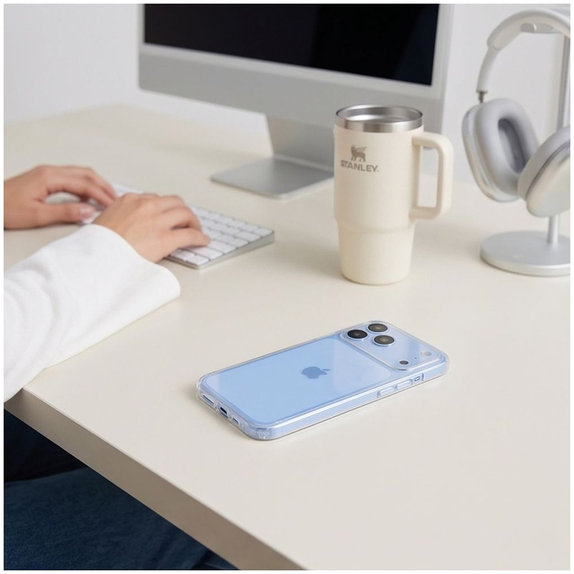 Puzdro FlexAir Hybrid pre iPhone 17 Pro / 18 Pro, Clear, Tech-Protect