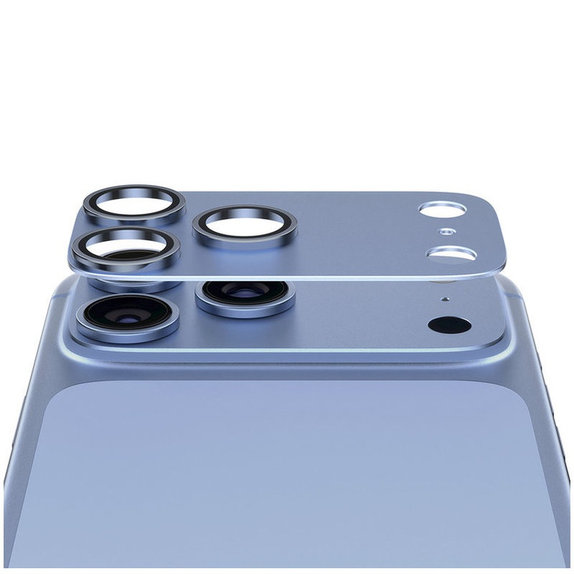 Ochranný kryt objektívu Fender pre iPhone 18 Pro Max, Italian blue, PanzerGlass