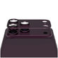 Ochranný kryt objektívu Fender pre iPhone 18 Pro, Dark cherry, PanzerGlass