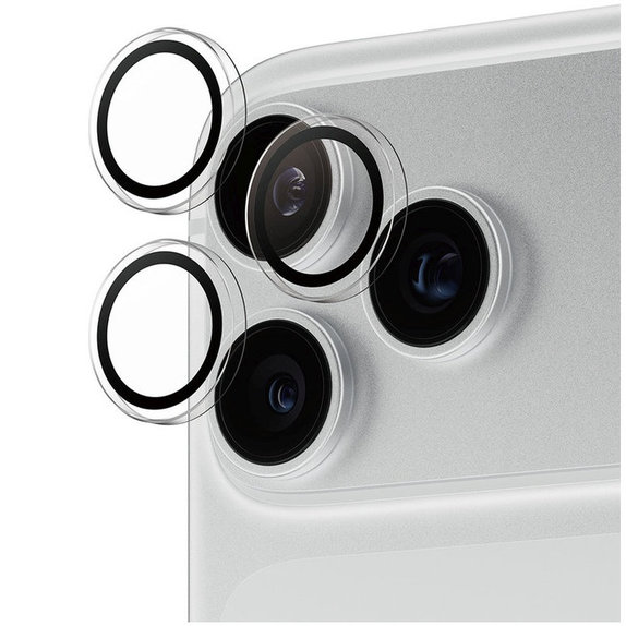 Ochranný kryt objektívu Hoops pre iPhone 18 Pro/18 Pro Max, číra, PanzerGlass