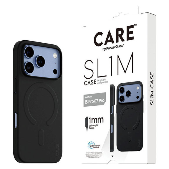 Puzdro SL1M s MagSafe pre iPhone 18 Pro/17 Pro, čierna, PanzerGlass