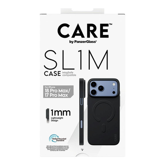 Puzdro SL1M s MagSafe pre iPhone 18 Pro Max/17 Pro Max, čierna, PanzerGlass