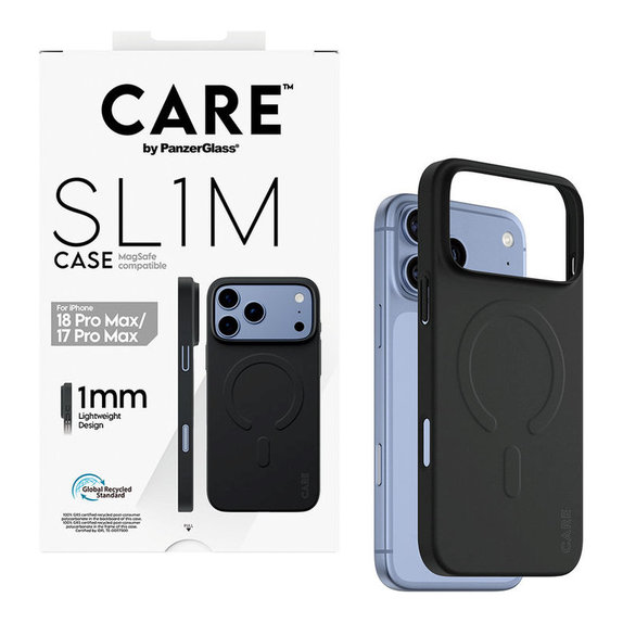 Puzdro SL1M s MagSafe pre iPhone 18 Pro Max/17 Pro Max, čierna, PanzerGlass
