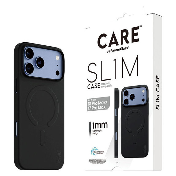 Puzdro SL1M s MagSafe pre iPhone 18 Pro Max/17 Pro Max, čierna, PanzerGlass