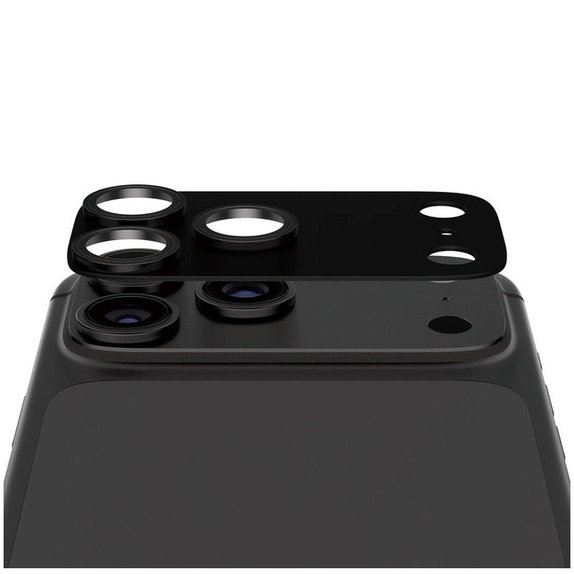 Ochranný kryt objektívu Fender pre iPhone 18 Pro Max, Black currant, PanzerGlass