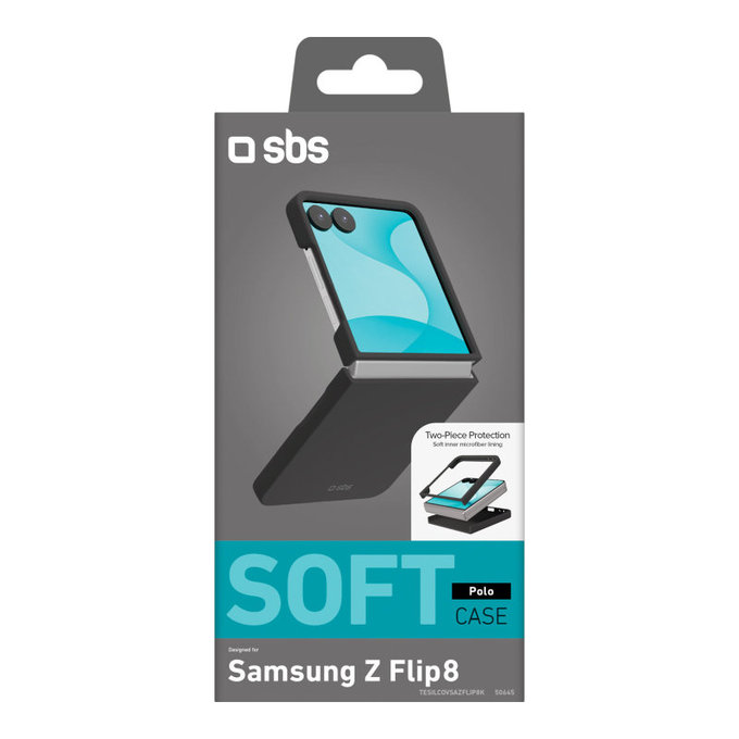 Puzdro Instinct pre Samsung Galaxy Z Flip8, Čierna, SBS