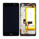 Huawei P8 Lite ALE-L21 - LCD Displej + Dotykové Sklo + Rám + Batéria (Black) - 02350KCW, 02350KCC, 02350KCB, 02350JVD Genuine Service Pack