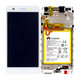 Huawei Y6 II CAM-L21 - LCD Displej + Dotykové Sklo + Rám + Batéria (White) - 02350VRS Genuine Service Pack