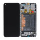 Huawei P Smart (2019), P Smart Plus (2019) - LCD Displej + Dotykové Sklo + Rám + Batéria (Midnight Black) - 02352JEY, 02352JFA Genuine Service Pack
