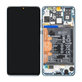 Huawei P30 Lite - LCD Displej + Dotykové Sklo + Rám + Batéria (Peacock Blue) - 02352RQA Genuine Service Pack
