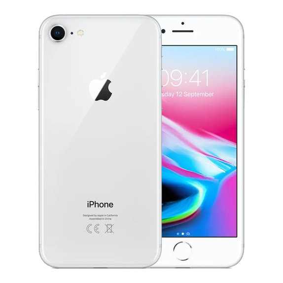 Apple iPhone 8 Silver 256GB B Repasovaný