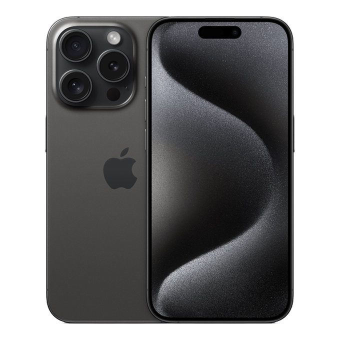 Apple iPhone 15 Pro Black Titanium 128GB B Repasovaný