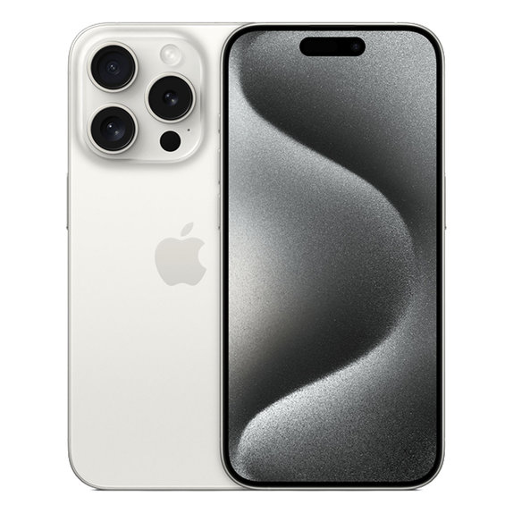 Apple iPhone 15 Pro White Titanium 128GB B Repasovaný