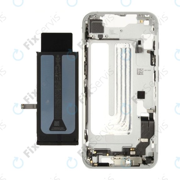 Stredný Rám s Batériou pre iPhone 16e | White | ZD076-00698 | Genuine Apple