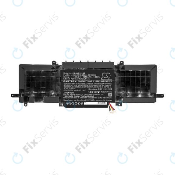 Batéria pre Asus Zenbook UX333FN, Zenbook UX333FA, 4250mAh, Li-Pol, 11.55V, C31N1815, HQ