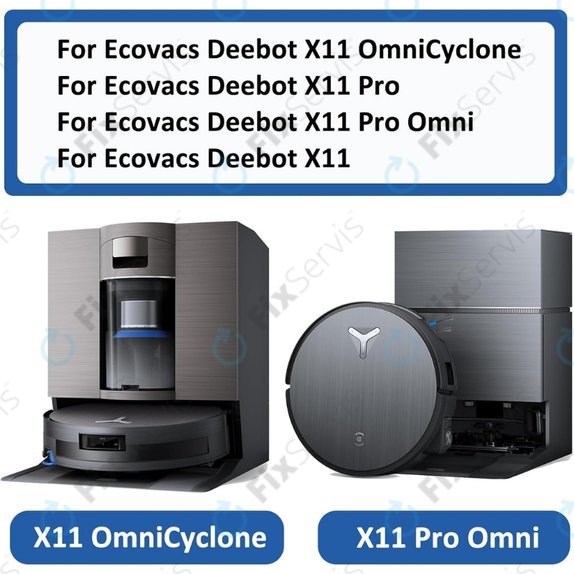 Vrecko do vysávača, 4 ks pre Ecovacs X11, X11 Omni, X11 Pro, X11 Pro Omni