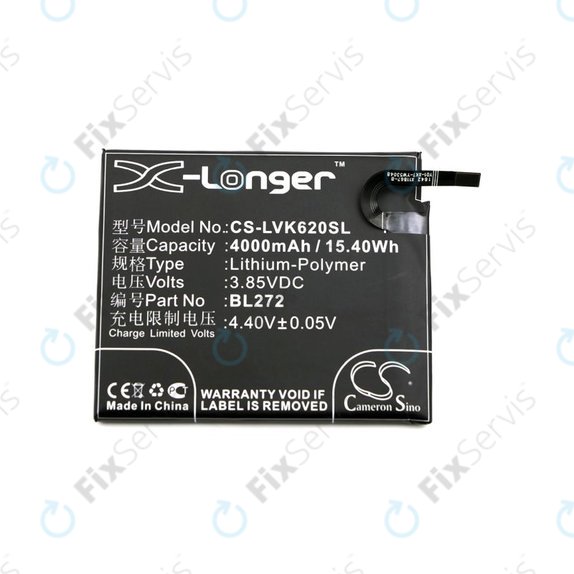 Batéria pre Lenovo K6 Power, 4000mAh, Li-Pol, 3.85V, BL272, HQ