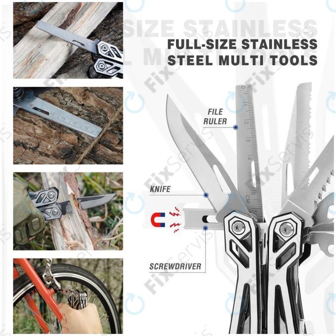 Mossy Oak - Multifunkčné Kliešte z Nerez Ocele 21in1