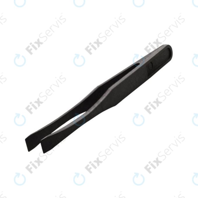 Plastová Antistatická Pinzeta so Zakrivenou Špičkou