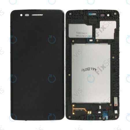 LG K8 M200N (2017) - LCD Displej + Dotykové Sklo + Rám (Black) TFT