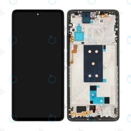 Xiaomi Poco F4 5G 22021211RG, 22021211RI - LCD Displej + Dotykové Sklo + Rám (Black) OLED