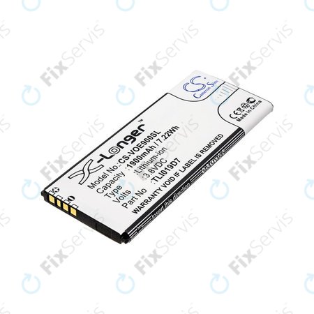 Batéria pre Alcatel 1 Dual Sim, TCL 5033, Vodafone VFD, Telstra, 1900mAh, Li-Ion, 3.8V, TLI019D7, HQ