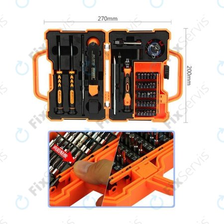 Jakemy JM-8139 - Sada Servisného Náradia pre Servis Elektroniky v Profi Kufriku 45v1