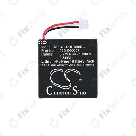 Batéria pre Logitech H800, 230mAh, Li-Pol, 3.7V, 533-000067, HQ