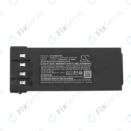 Batéria pre Hiab 077 Hiduo, 088CL, 095, 2000mAh, Ni-MH, 7.2V, RNBB7215, 2.250.1000, HQ