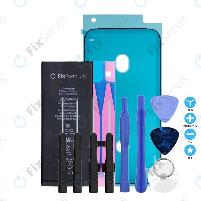 Apple iPhone 7 - Batéria 1960mAh FixPremium + Lepka pod Batériu + Lepka pod LCD + Set Náradia - Multipack