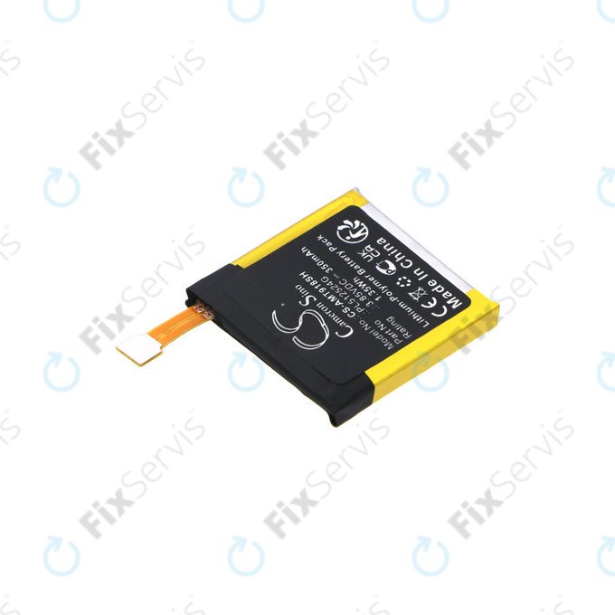 Batéria pre Amazfit A1801, A1808, A1918, T-Rex Verge Lite, 350mAh, Li-Pol, 3.85V, PL512524G, HQ