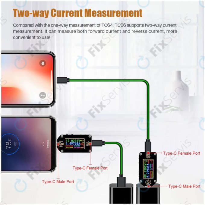Joy-it JT-TC66C - Multifunkčný Multimeter (USB-C)