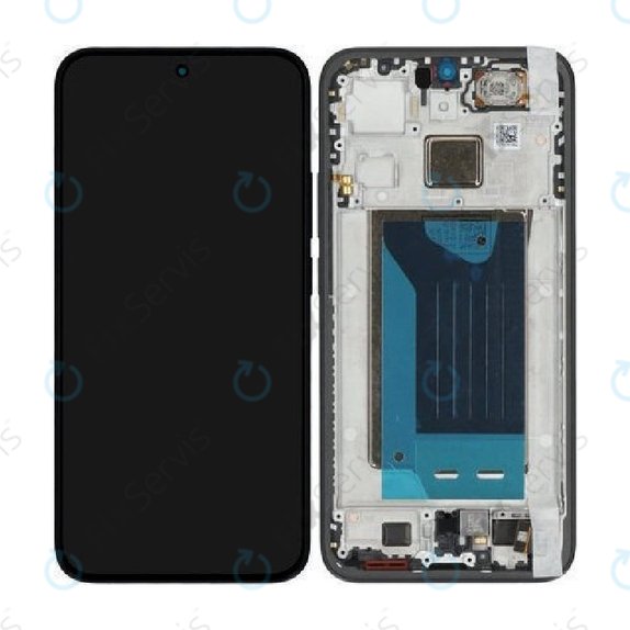 Displej pre Xiaomi 15T 5G, Black, Dotykové sklo s rámom, 5600010O12A00, Genuine Service Pack