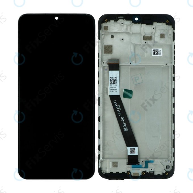 Xiaomi Redmi 9 - Displej + Dotykové Sklo + Rám (Black) - 5600050J1900 Genuine Service Pack