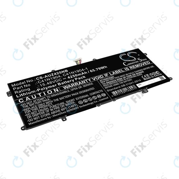 Batéria pre Asus Zenbook 13, Zenbook 14, 4250mAh, Li-Pol, 15.48V, C41N1904, HQ